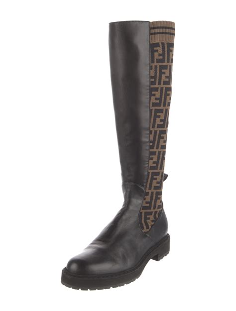 fendi zucca boots ebay|Fendi zucca ff shoes.